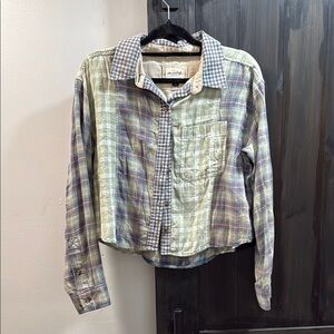 American Eagle Outfitters Striped Casual Shirt